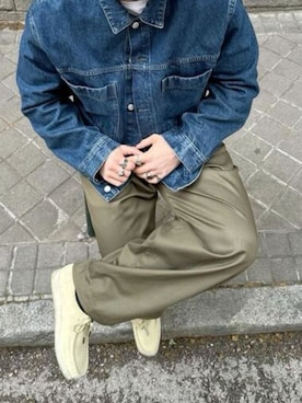 「Dickies（ディッキーズ）のアイテム（パンツ）」を使った、rooptokyokkさん（メンズ・173cm）の春コーディネート