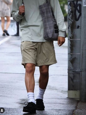 「Gramicci（グラミチ）のアイテム」を使った、rooptokyokkさん（メンズ・173cm）の春コーディネート