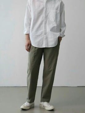 「Dickies（ディッキーズ）のアイテム（パンツ）」を使った、rooptokyokkさん（メンズ・173cm）の春コーディネート