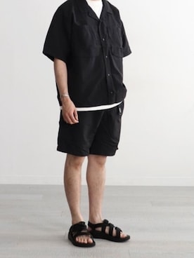 「GILDAN（ギルダン）のアイテム」を使った、rooptokyokkさん（メンズ・173cm）の夏コーディネート