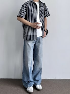 「CROSS & STITCH（クロスステッチ）のアイテム」を使った、rooptokyokkさん（メンズ・173cm）の夏コーディネート