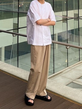 「Dickies（ディッキーズ）のアイテム（パンツ）」を使った、rooptokyokkさん（メンズ・173cm）の春コーディネート