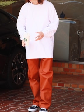 「Dickies（ディッキーズ）の【お気に入り数11万人突破】Dickies/ディッキーズ THE ORIGINAL FIT 874 TCツイル センタープレス スケーターパンツ レングス32インチ ワークパンツ イージーパンツ 2026年春夏春服 夏服（チノパンツ、グレー系）」を使った、rooptokyokkさん（メンズ・173cm）の夏コーディネート
