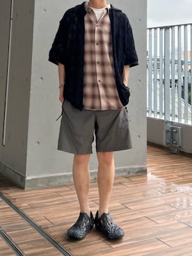 「Gramicci（グラミチ）のアイテム」を使った、rooptokyokkさん（メンズ・173cm）の春コーディネート