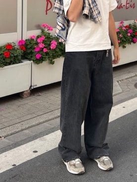 「GILDAN（ギルダン）のアイテム」を使った、rooptokyokkさん（メンズ・173cm）の夏コーディネート