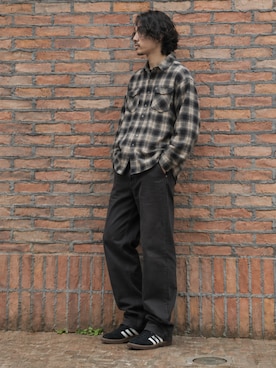 「GILDAN（ギルダン）のアイテム」を使った、rooptokyokkさん（メンズ・178cm）の秋コーディネート