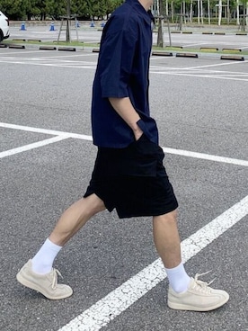 「Gramicci（グラミチ）のアイテム」を使った、rooptokyokkさん（メンズ・173cm）の春コーディネート