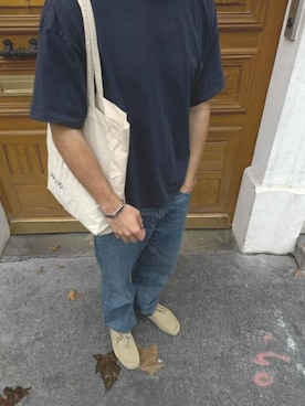 「Gramicci（グラミチ）のアイテム」を使った、rooptokyokkさん（メンズ・173cm）の春コーディネート