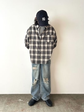 「FOG ESSENTIALS（エフオージーエッセンシャルズ）のアイテム」を使った、rooptokyokkさん（メンズ・173cm）の春コーディネート