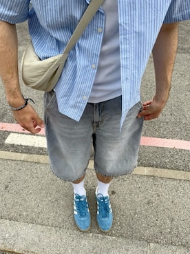 「CROSS & STITCH（クロスステッチ）のアイテム」を使った、rooptokyokkさん（メンズ・173cm）の夏コーディネート