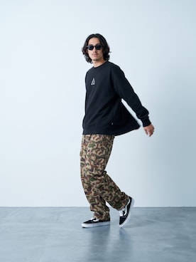 「HUF（ハフ）のアイテム」を使った、rooptokyokkさん（メンズ・178cm）の秋コーディネート