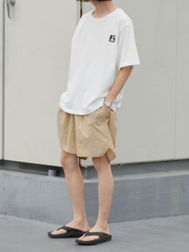 「POLeR（ポーラー）のアイテム」を使った、rooptokyokkさん（メンズ・173cm）の春コーディネート