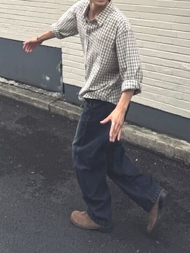 「Dickies（ディッキーズ）の【お気に入り数11万人突破】Dickies/ディッキーズ THE ORIGINAL FIT 874 TCツイル センタープレス スケーターパンツ レングス32インチ ワークパンツ イージーパンツ 2026年春夏（チノパンツ、ブラック系）」を使った、rooptokyokkさん（メンズ・173cm）の春コーディネート