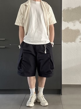 「United Athle（ユナイテッドアスレ）のアイテム」を使った、rooptokyokkさん（メンズ・173cm）の夏コーディネート
