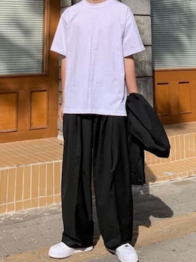 「Dickies（ディッキーズ）のアイテム（パンツ）」を使った、rooptokyokkさん（メンズ・173cm）の春コーディネート