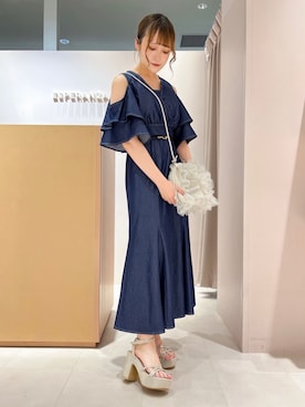 「ESPERANZA（エスペランサ）のアイテム（サンダル）」を使った、ESPERANZA本部さん（レディース・160cm）の夏コーディネート