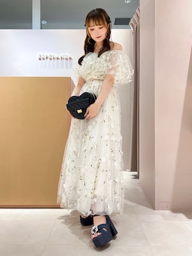 「ESPERANZA（エスペランサ）のアイテム（サンダル）」を使った、ESPERANZA本部さん（レディース・160cm）の夏コーディネート