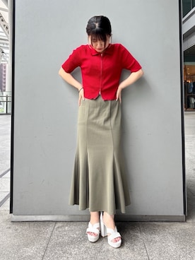 「ESPERANZA（エスペランサ）のアイテム（サンダル）」を使った、ESPERANZA本部さん（レディース・160cm）の夏コーディネート
