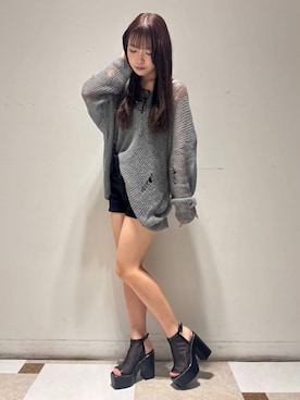 「ESPERANZA（エスペランサ）のアイテム（サンダル）」を使った、ESPERANZA本部さん（レディース・160cm）の夏コーディネート