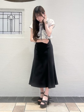 「ESPERANZA（エスペランサ）のアイテム（サンダル）」を使った、ESPERANZA本部さん（レディース・160cm）の夏コーディネート