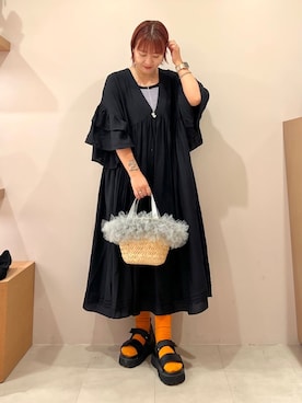 「ESPERANZA（エスペランサ）のアイテム（サンダル）」を使った、ESPERANZA本部さん（レディース・160cm）の夏コーディネート