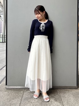「ESPERANZA（エスペランサ）のアイテム（サンダル）」を使った、ESPERANZA本部さん（レディース・160cm）の夏コーディネート