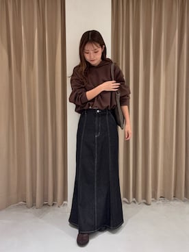 「GERMAN TRAINER（ジャーマントレーナー）のアイテム」を使った、SAKIさん（レディース・153cm）の秋コーディネート