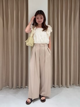 「着映えトップス」｜SAKIさん（レディース・153cm）の夏コーディネート