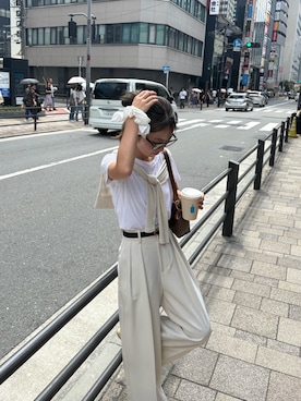 「アイテム（その他ヘアアクセサリー）」を使った、SAKIさん（レディース・153cm・20代）の夏コーディネート