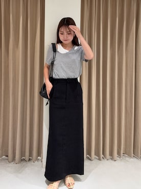 「アイテム（スカート）」を使った、SAKIさん（レディース・153cm・20代）の夏コーディネート