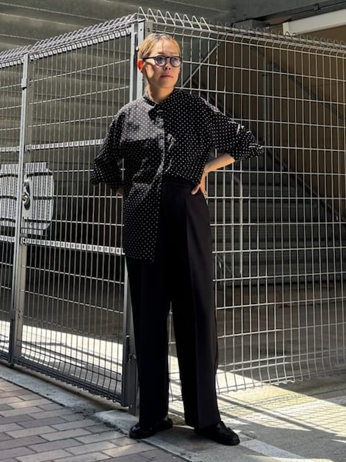 SHIPS Colors:〈手洗い可能〉シアー ドット シャツ（シャツ/ブラウス