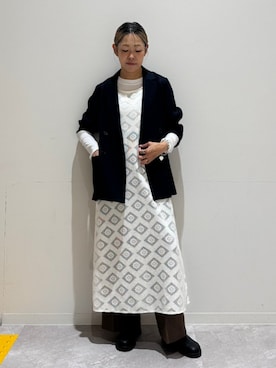 「SHIPS Colors（シップス カラーズ）のアイテム（その他パンツ）」を使った、飯田さん（レディース・163cm）の秋コーディネート