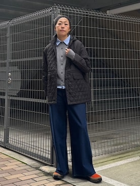 飯田さん（レディース・163cm）の秋コーディネート