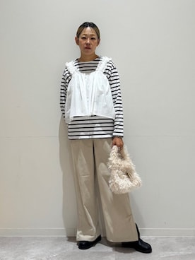 飯田さん（レディース・163cm）の秋コーディネート