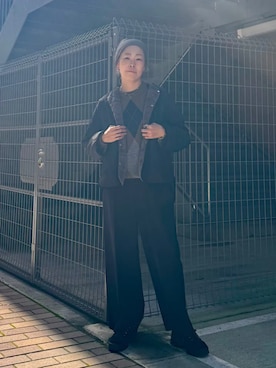 「SHIPS Colors（シップス カラーズ）のアイテム（その他パンツ）」を使った、飯田さん（レディース・163cm）の秋コーディネート