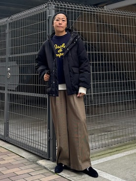 飯田さん（レディース・163cm）の冬コーディネート