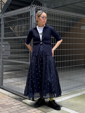 飯田さん（レディース・163cm）の夏コーディネート