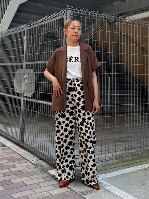 share spirit アンティーク調 柄パンツ LOVE PEACE☮ share spirit アンティーク調 柄パンツ LOVE PEACE☮