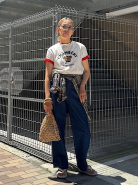 飯田さん(レディース・163cm)の夏コーディネート