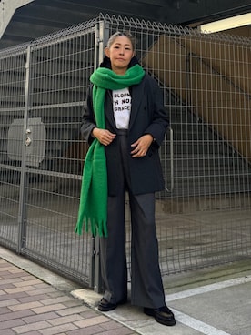 飯田さん（レディース・163cm）の冬コーディネート