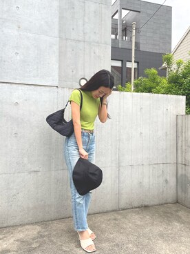 「Lamoa（ラモア）のアイテム」を使った、lamoaさん（レディース・152cm）の春コーディネート