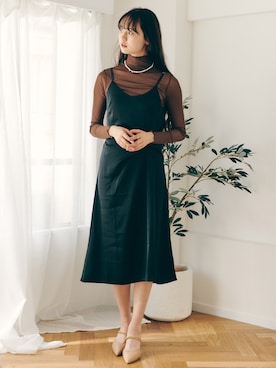 「アイテム（その他トップス）」を使った、lamoaさん（レディース・168cm・20代）の春コーディネート