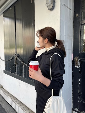 「Lamoa（ラモア）のアイテム」を使った、lamoaさん（レディース・161cm）の秋コーディネート