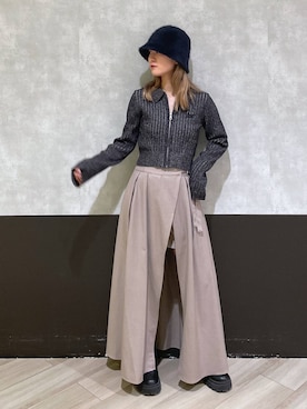 Hinataさん（レディース・154cm）の秋コーディネート