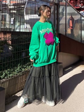 Hinataさん(レディース・154cm)の冬コーディネート