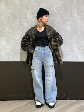 Hinataさん(レディース・154cm)の冬コーディネート