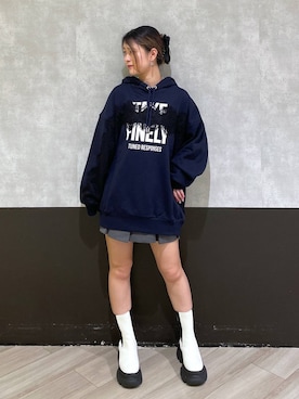 Hinataさん(レディース・154cm)の冬コーディネート