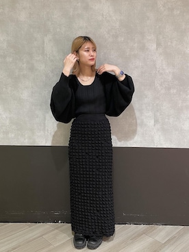 「店頭コーデ」｜Hinataさん（レディース・154cm）の冬コーディネート