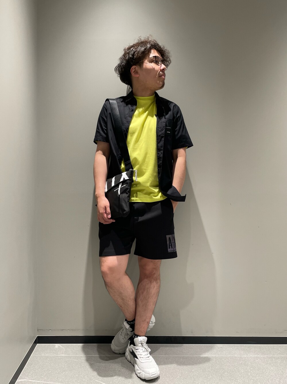 ジョルジオアルマーニ　ハーフパンツ ARMANI EXCHANGE（アルマーニエクスチェンジ）の「【A|X