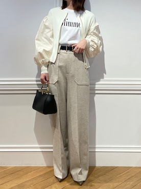 「allureville（アルアバイル）のアイテム（その他パンツ）」を使った、Takagi.Yさん（レディース・159cm）の冬コーディネート